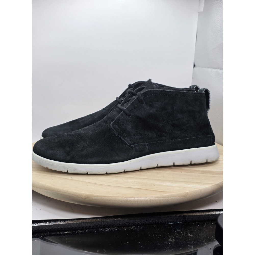 Mens Size 11 - UGG Freamon Ankle Boots 1007645  Black Suede Chukka Shoes